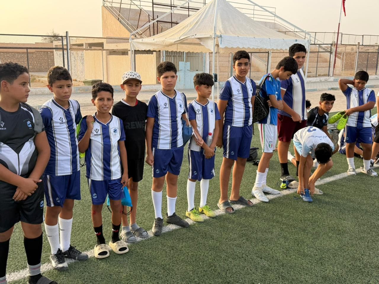 École de foot, les plus jeunes